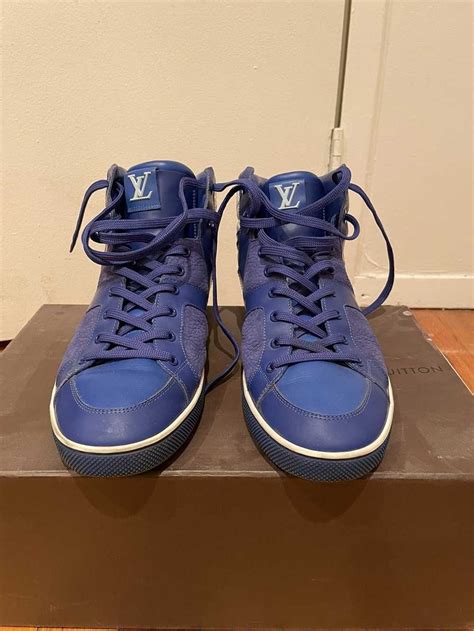 louis vuitton blue high tops|louis vuitton tops for women.